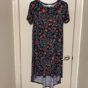 Lularoe black floral Carly